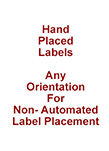 Hand Placed Label